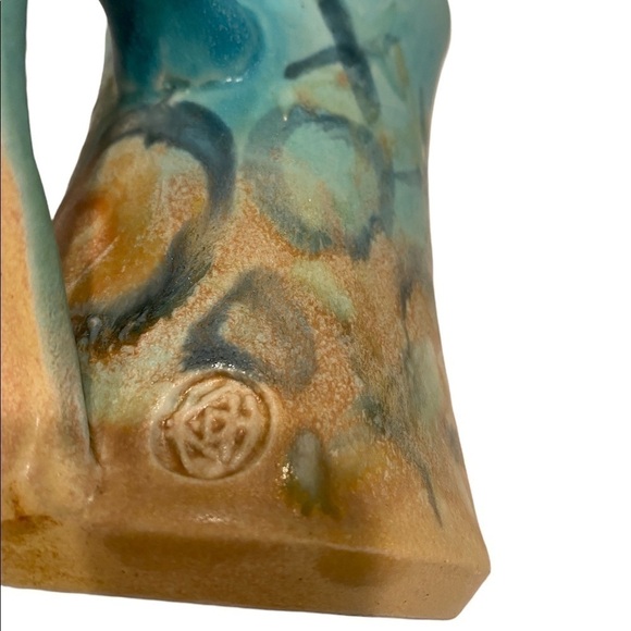Art Pottery Handmade Coffee Tea Mug. Marked and signed by artist Beach Feel - Picture 7 of 10